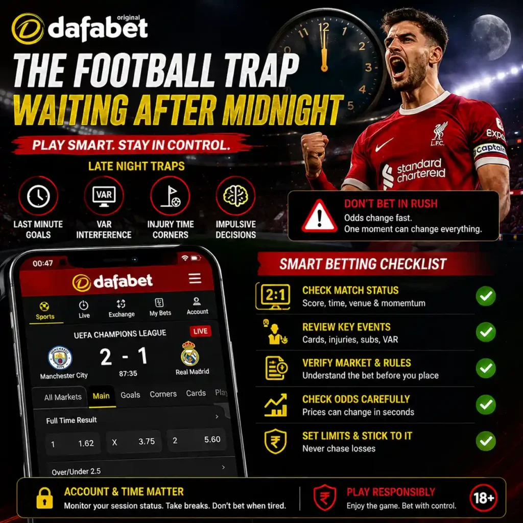 The Football Trap Waiting After Midnight