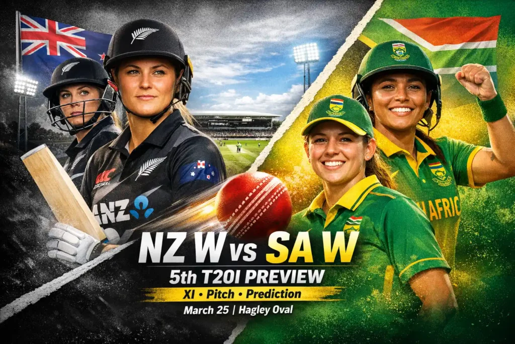NZ W vs SA W 5th T20I