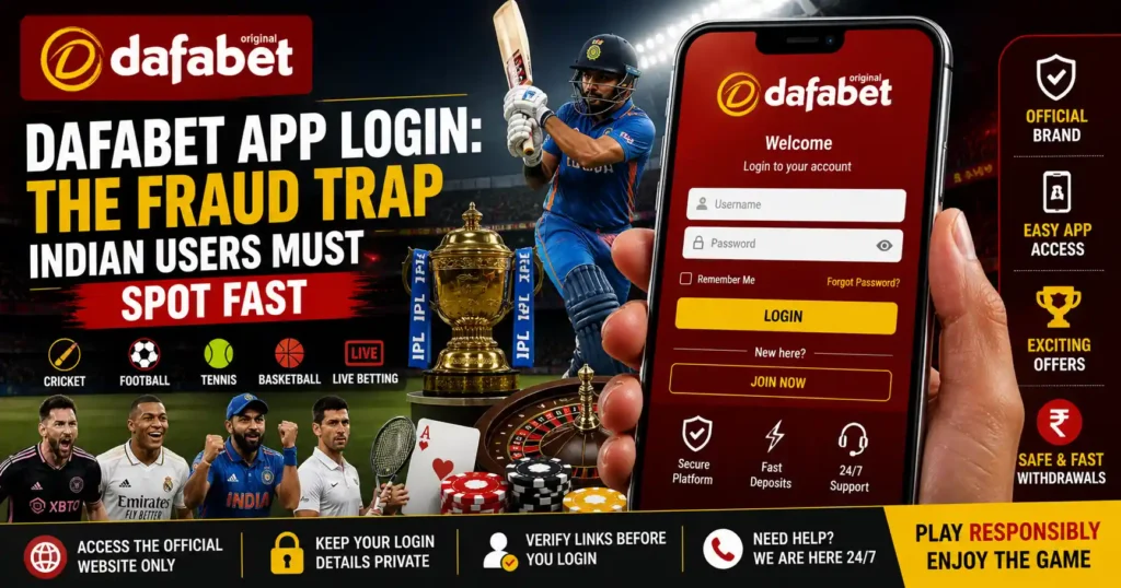 Dafabet App Login The Fraud Trap Indian Users Must Spot Fast